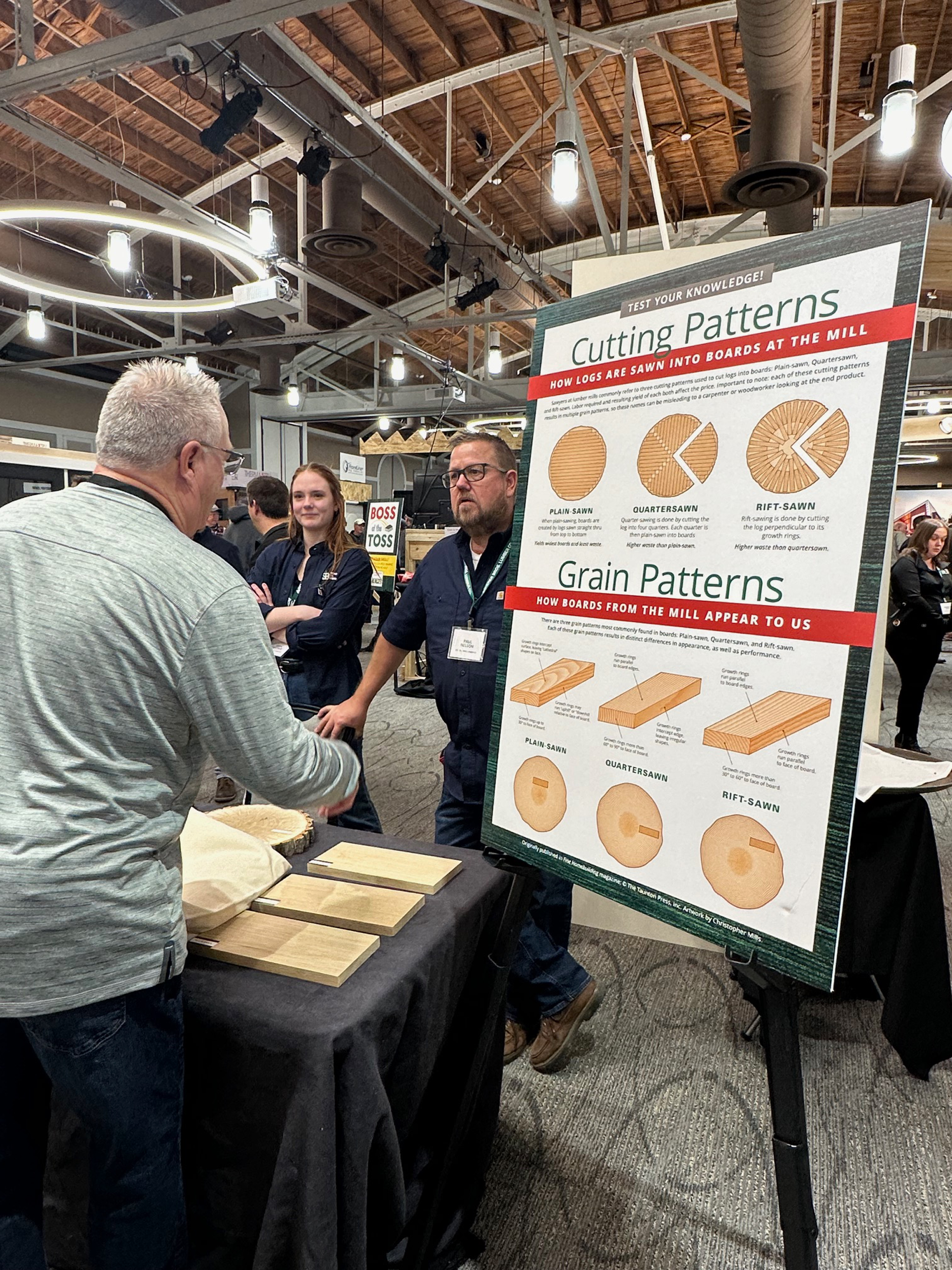 3061 2024 expo People talking about wood patterns for new houses