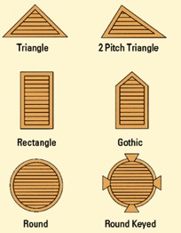 Scherer Louver Styles 1 Scherer Louver Styles 1